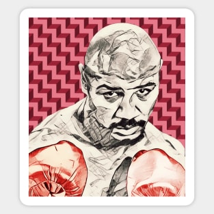 Marvin Hagler Fighter Sticker